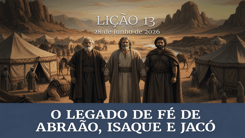 Subsídios EBD - Lição 13 - O Legado de Fé de Abraão, Isaque e Jacó