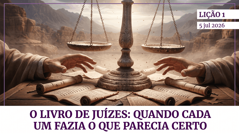 Subsídios EBD - Lição 01 - Quando cada um fazia o que parecia certo