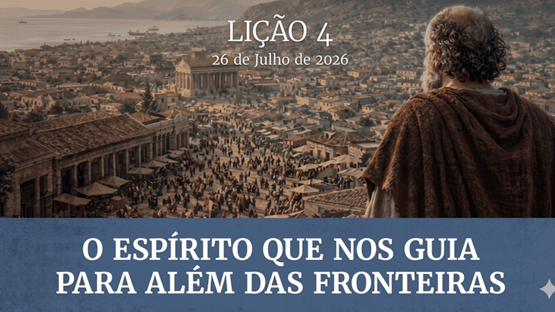 LIÇÃO 04: O ESPÍRITO QUE NOS GUIA PARA ALÉM DAS FRONTEIRAS